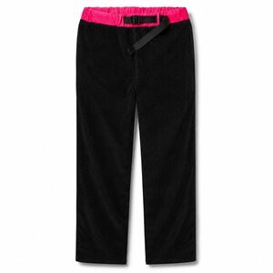 CNCPTS Beach Pant Black Pink Corduroy Pants Size L NWT